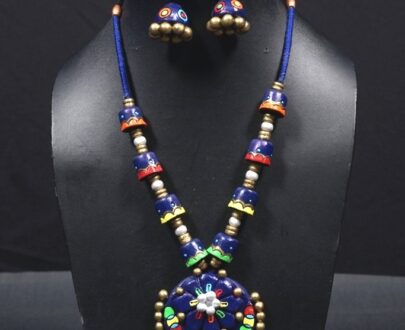 Terracotta Necklace and Earring Set