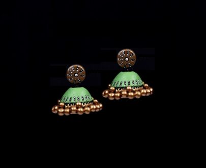 Terracotta Jhumka Earring - Jimikki