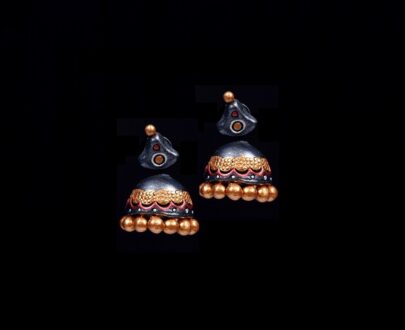 Terracotta Jhumka Earring - Jimikki