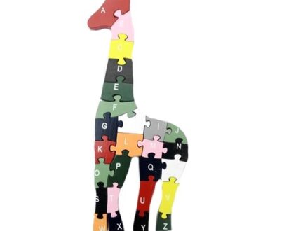 Channapatna Wood Giraffe Puzzle