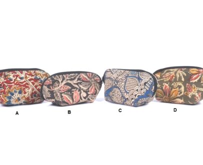 Kalamkari Cosmetic Pouch