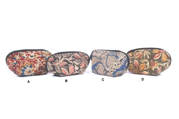 Kalamkari Cosmetic Pouch