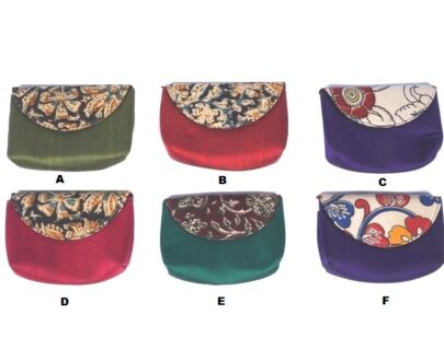 Kalamkari Silk Flap Pouch