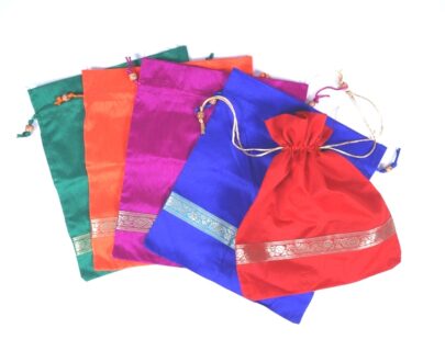 Zari Silk Potli Gift Bag