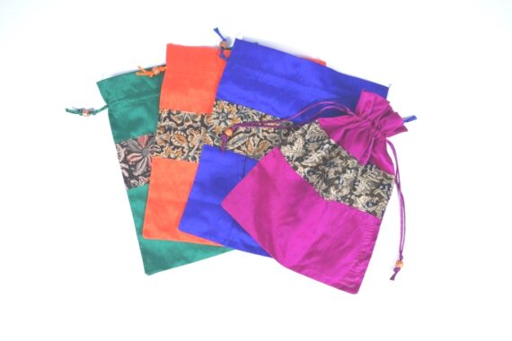 Kalamkari Silk Potli Gift Bag