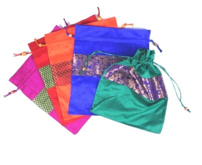 Brocade Silk Potli Gift Bag