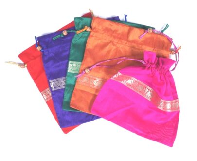 Zari Silk Potli Gift Bag