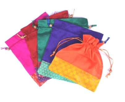 Banarasi Brocade Silk Potli Gift Bag