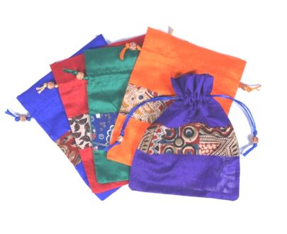 Kalamkari Silk Potli Gift Bag