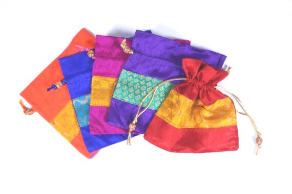 Banarasi Brocade Silk Potli Gift Bag