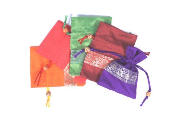 Zari Silk Potli Gift Bag