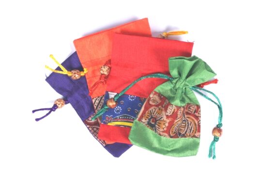 Kalamkari Silk Potli Gift Bag