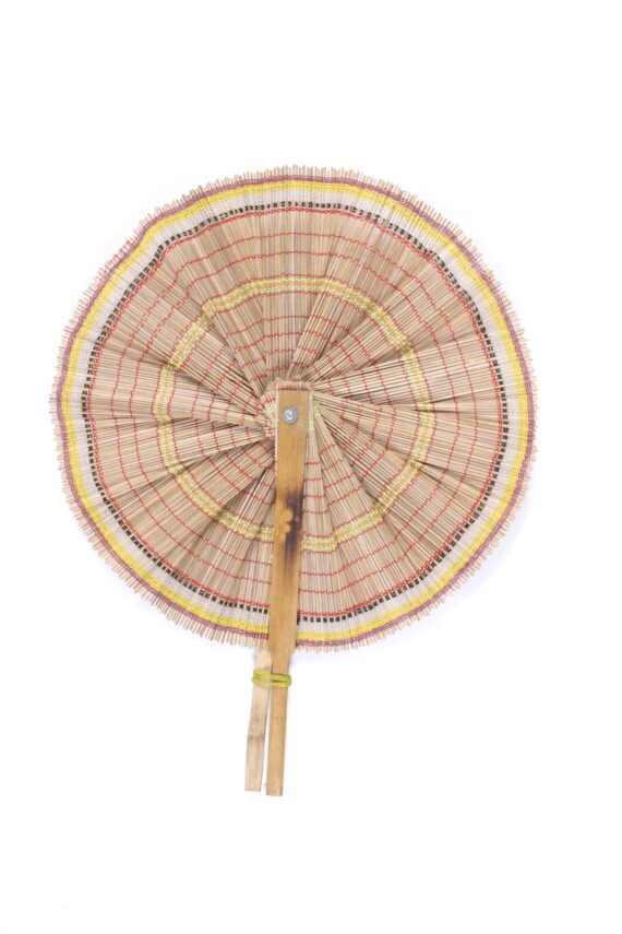 Eco-friendly handwoven bamboo fan