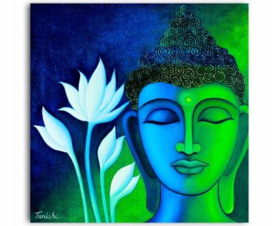 Enlightened Buddha Painting On Canvas