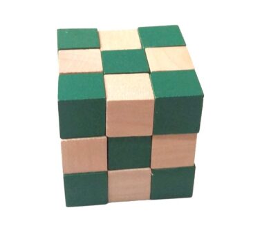 Channapatna Wooden Snake Cube Toy