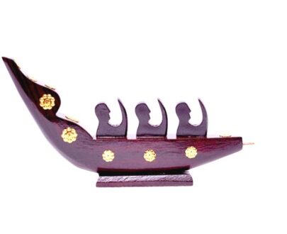 Kerala Rosewood Art Boat With 3 Men