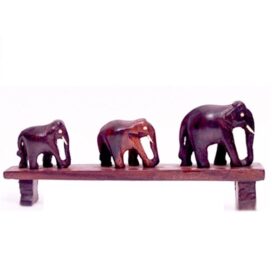 Rosewood Hand Crafted Three Elephants Bridge