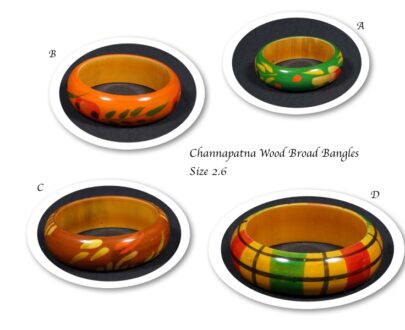 Channapatna wood bangles - size 2.6