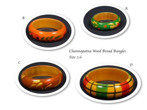 Channapatna wood bangles - size 2.6