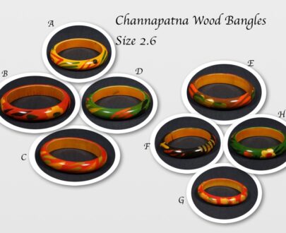 Channapatna wood bangles size 2.6