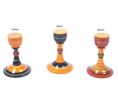 Etikoppaka Lacquered Wood Candle Stand