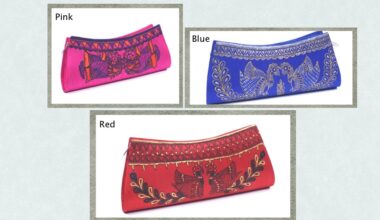 Hand Painted Madhubani Silk Clutches with Peacock Design