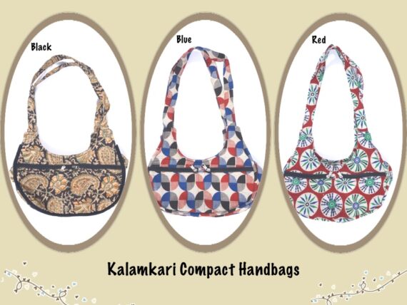 Cute Kalamkari Compact Handbags