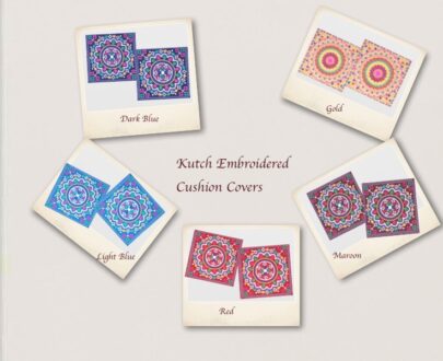 Kutch Embroidered Square Cushion Covers