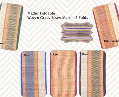 Madur Foldable Handwoven Grass Straw Mats