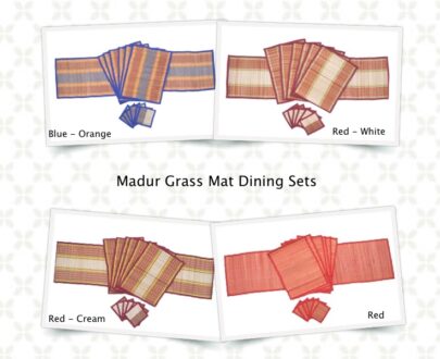 Madur Grass Mat Dining Sets