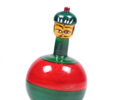 Channapatna Rolling Toy in Green