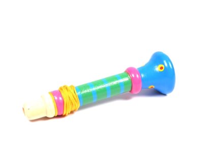 Channapatna Whistle Flute Toy in Green