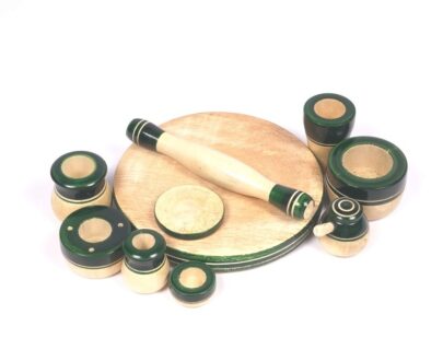 Channapatna Kitchen Set in Green