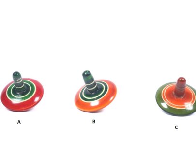 Channapatna Wooden Toy Spinning Tops