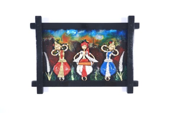 Trendy Mural Frame - Music And Dance Trio