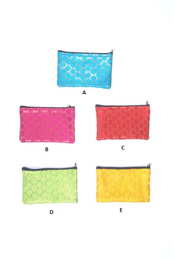 Bright Brocade Long Purse