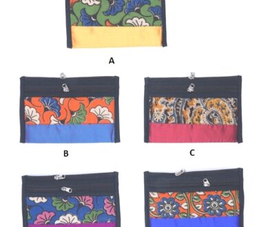 Silk Kalamkari Two Zip Purse