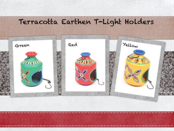 Terracotta T-Light Holders