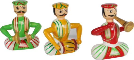 Channapatna Music Men – Set Of 3